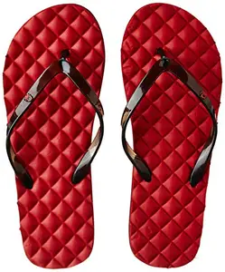 United Colors of Benetton Women's Red Flip-Flops and House Slippers - 3 (17P8CFFPL107I)