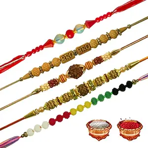 Manonita Rakhi Gift for Brother, bhaiya bhabhi, Gift Set (Rakshabandhan Mug, Roli,Chawal) BZ-BN-BO-BP-BQ