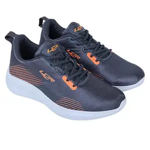 Lancer Mens WONDER-7DGR-ORG Grey Running Shoe