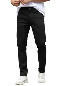 Visit the Urbano Fashion Store Urbano Fashion Men Mid Rise Slim Fit Washed Jeans Stretchable