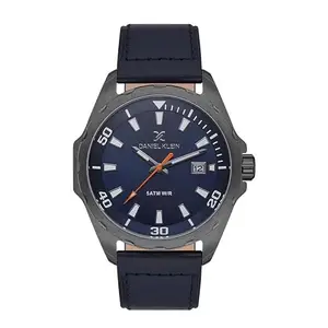 Daniel Klein Blue Dial Premium Men Analogue Watch - DK.1.13653-5