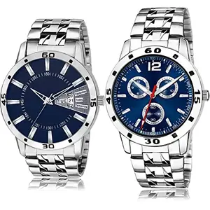 NIKOLA Tread Analog Silver Color Dial Men Watch - BL46.102-(71-S-19) (Pack of 2)