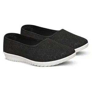 Latest Collection, Comfortable & Fashionable Bellies for Women's and Girl's(A02-BLACK SHOES_1_9)
