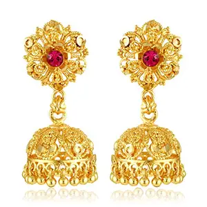 VFJ VIGHNAHARTA FASHION JEWELLERY VFJ Vighnaharta Gold Plated Alloy Jhumki Earring Valentine Day Gift for Women and Girls