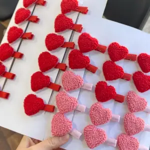 Hair Clips for Women and girls, Hair Styling Accessories multicolour 3 piece set (set of 3) Cute Heart shape