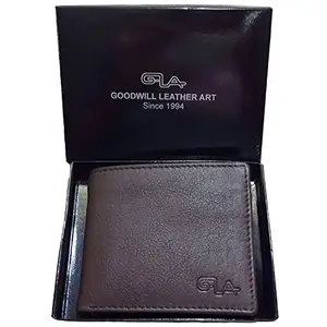 GLA Goodwill Leather Art A-106 Brown Men's Wallet