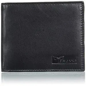 Justrack Black Genuine Leather Wallet for Men (LWM00164-JT_1)