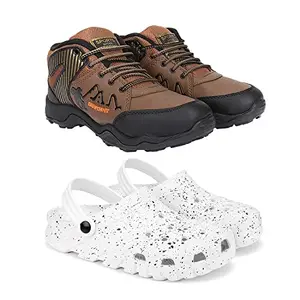 Bersache Sports Shoes for Men | Latest Stylish Sports Shoes for Men | Lace-Up Lightweight (Multicolor) Shoes for Running, Walking, Gym,Trekking and Hiking Shoes for Men Combo(RR)-606-1821-7