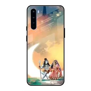 Techplanet -Mobile Cover Compatible with ONEPLUS NORD GOD Premium Glass Mobile Cover (SCP-266-gloneplusnord-119) Multicolor