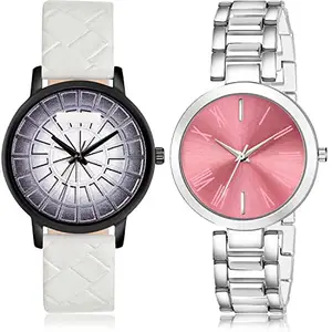 NEUTRON Wrist Analog Purple and Pink Color Dial Women Watch - GM507-G604 (Pack of 2)