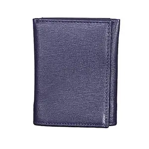 Nex-G Tri-Fold Sofiano Print Light Blue Colour Genuine Leather Wallet for Men