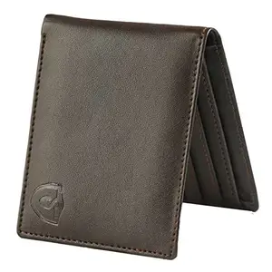 Keviv Leather Wallet for Men - (Brown) -JE107