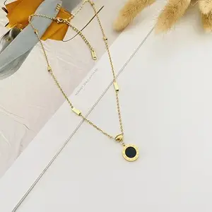 MIAMI Necklace Pendant For Girls Women Ladies girlfriend Wife Necklace locket long chain Rose gold Necklace diamond ad cz Pendants chains western Valentine gifts Birthday lovers anti tarnish