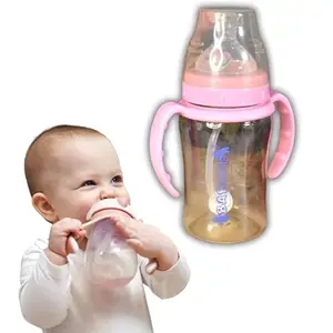 Drumstone ����-�������� ���������������� Baby Feeding Bottle 220ML | BPA-Free Plastic Training Bottle with Straw & Handles – Safe Feeding Gift for Infants, Toddlers & Moms on The Go