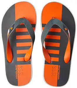 Woodland mens FF 4107021 Charcoal Grey/Orange Flip-Flop - 10 UK (44 EU)(FF 4107021)