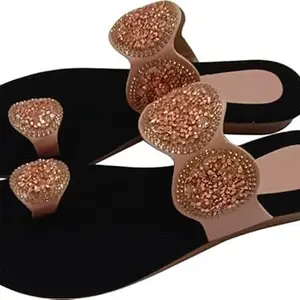 clbohara Girls Stylish Fancy and comfort Trending Flat Fashion sandal. (Pink, 8)