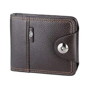 Om PU Leather Brown Wallet/Purse for Men