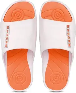 WINGCRAFT Men's Rover Lightweight Comfortable| Slides |Sandals for Men And Boys (Orange)