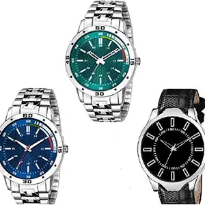 RPS FASHION WITH DEVICE OF R Movement Analogue Multicoloured Dial Men's Watch Combo