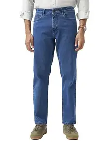 The Pant Project Relaxed Fit Stretchable Jeans for Men | Mens Stylish Denim Cotton Pants