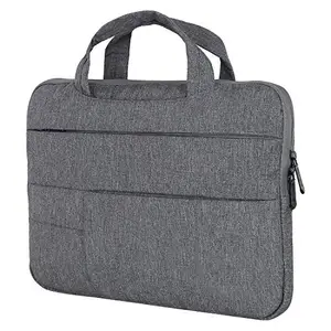 SUKHAD Laptop briefcase Bag compatible with any Laptops For Men (Up to 15", Dark Gray)