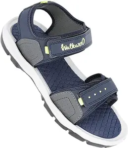 WALKAROO Boys Blue Green Sandals (WC4328) 5 UK
