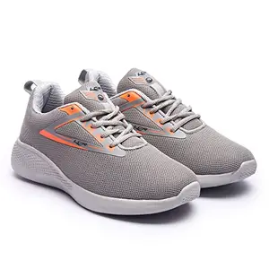 Lancer Mens ACTIVE-103 Grey Running Shoe - 6 UK (ACTIVE-103LGR-ORG-6)