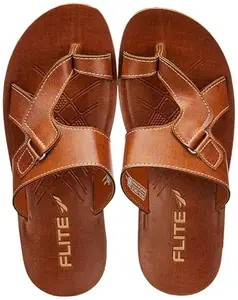 Flite PU Men's Slipper, TAN,6UK,PUG139GTNTN0006