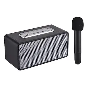 3NH® Portable Karaoke Machine for Adults 5W*2 High Power Wireless BT Speakers LED Lights Home Karaoke Support BT/USB Play with Wireless UHF Microphone