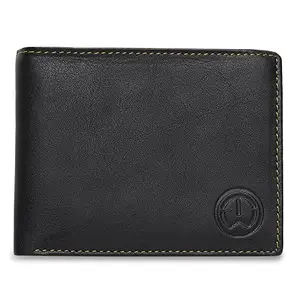 TnW Black Leather Wallet for Men | Wallets Men Leather