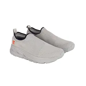 Sspoton Sspot On PROTRACK Men's Sports Shoes | Running | Training & Gym Shoes (L.Grey-Orange) _10UK