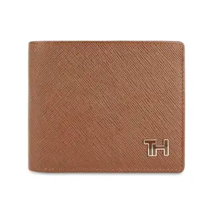 Tommy Hilfiger Grimstad Men Leather Global Coin Wallet - Tan, No. of Card Slot - 12