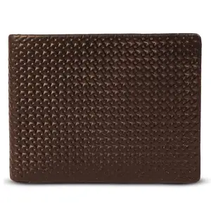 REDHORNS Genuine Leather Wallet for Men RFID Wallet with 6 Credit, Debit Card Slots, Slim Leather Purse for Men - (WM-407C_Dark Brown)