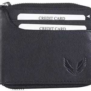 VOGARD Genuine Leather RFID Blocking Wallet for Men | Wallet for Men (Black)