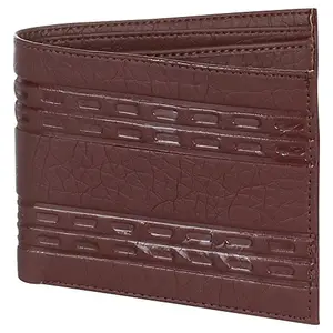 Indian fashion Men's Casual Bi-Fold Leather Regular Wallet (Brown)