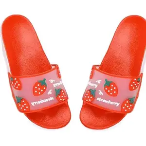 Duosoft Extra Soft Slippers Flip Flop for Women (Duo-025-Red-04)