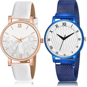 NEUTRON Heart Analog White Color Dial Women Watch - G543-G515 (Pack of 2)