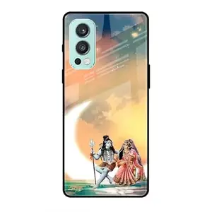 Techplanet -Mobile Cover Compatible with ONEPLUS NORD 2 GOD Premium Glass Mobile Cover (SCP-266-gloneplusnord2-119) Multicolor