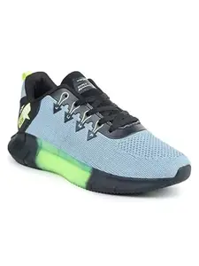 Columbus Jump PRO Sports Shoes for Men's & Boy - Lightweight, Comfort Grip, Running, Walking, Gym (Pista/Black/P.GRN)