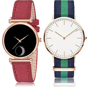 NEUTRON Formal Analog Black and White Color Dial Women Watch - GCPL30-GC20 (Pack of 2)