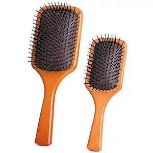 Miss Royale Premium Collection Wooden Paddle Hair Brush for Men & Women