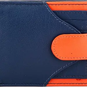 WildHorn Leather Wh553 Blue Mens Wallet