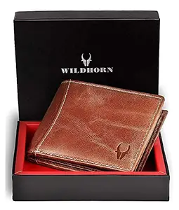 WildHorn India Brown Men's Wallet (RAKHIGIFT1255CRUNCH)