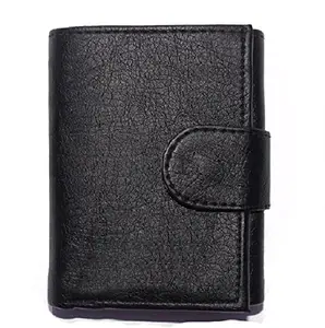 Mundkar Leather Bi-Fold Wallet for Men (Silver)