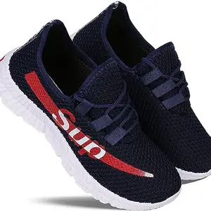 WORLD WEAR FOOTWEAR Soft Comfortable and Breathable Canvas Lace-Ups Sports Running Shoes for Men (Multicolor, 10) (S20456)