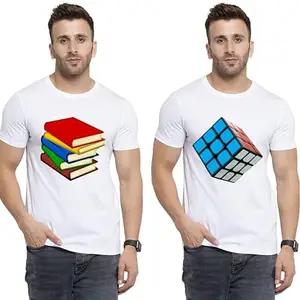 SST - Where Fashion Begins | DP-6985 | Polyester Graphic Print T-Shirt | for Men & Boy | Pack of 2