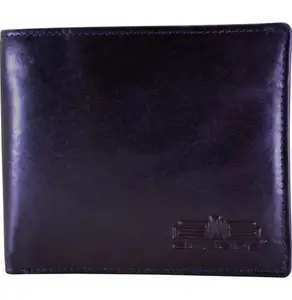 arpera Mens Wallet with Hidden Note Compartment (Black)
