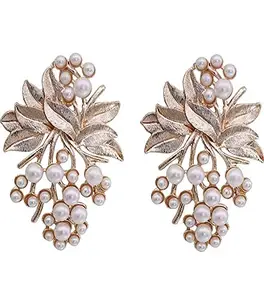SubhagAlankar Rose Gold Pretty stud earrings in an attractive