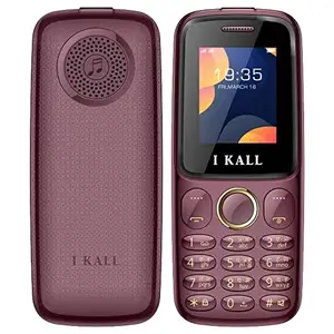 IKALL K23 Keypad Mobile (1.8 Inch, Vibration, Magic Voice) (Wine Red) price in India.