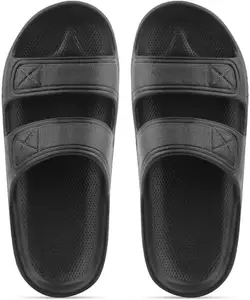 WORLD WEAR FOOTWEAR Stylish Clogs Extra Soft & Comfortable Clogs for Men's (Black) AF_2004-7